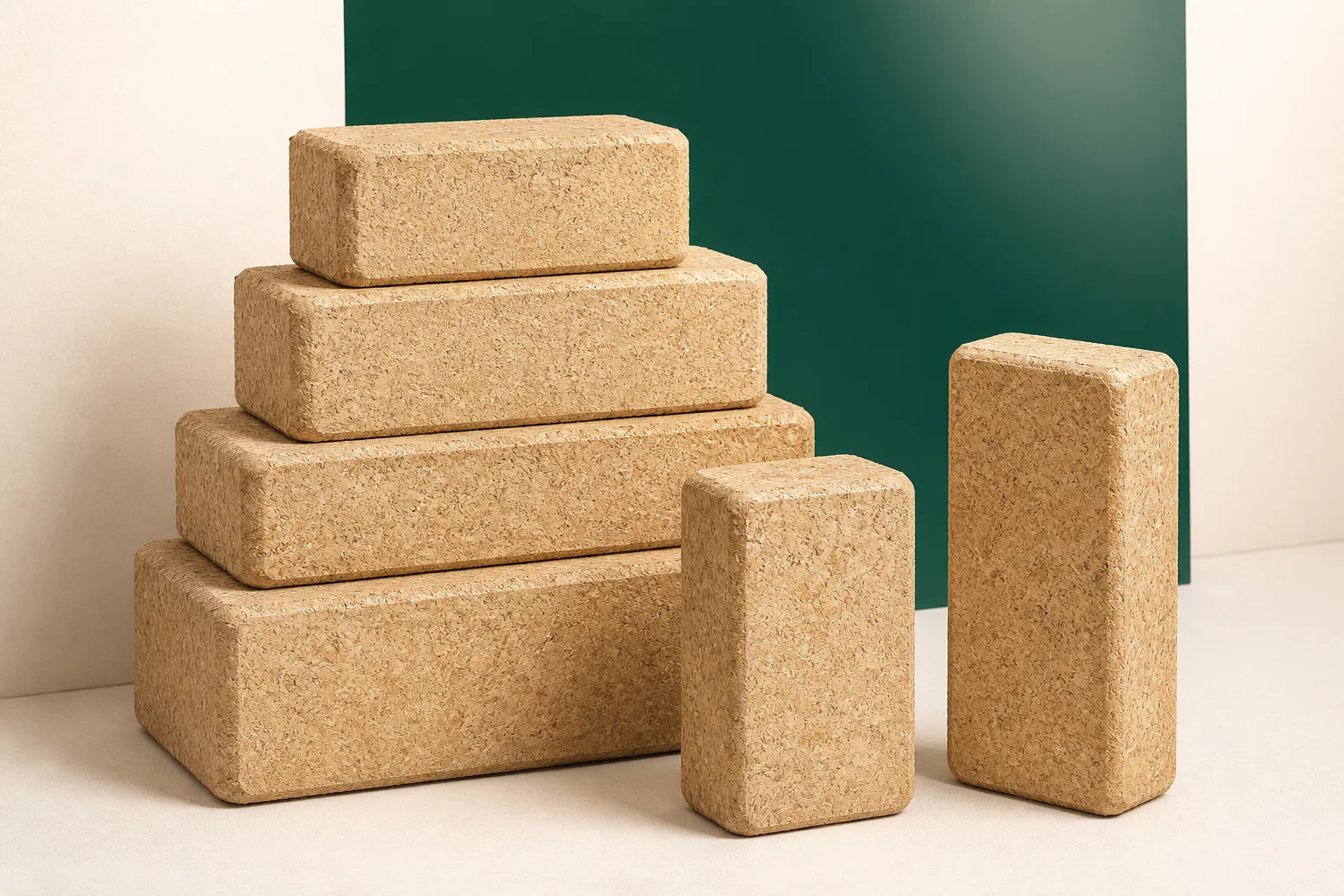 DOKKAM compressed wood pallet blocks